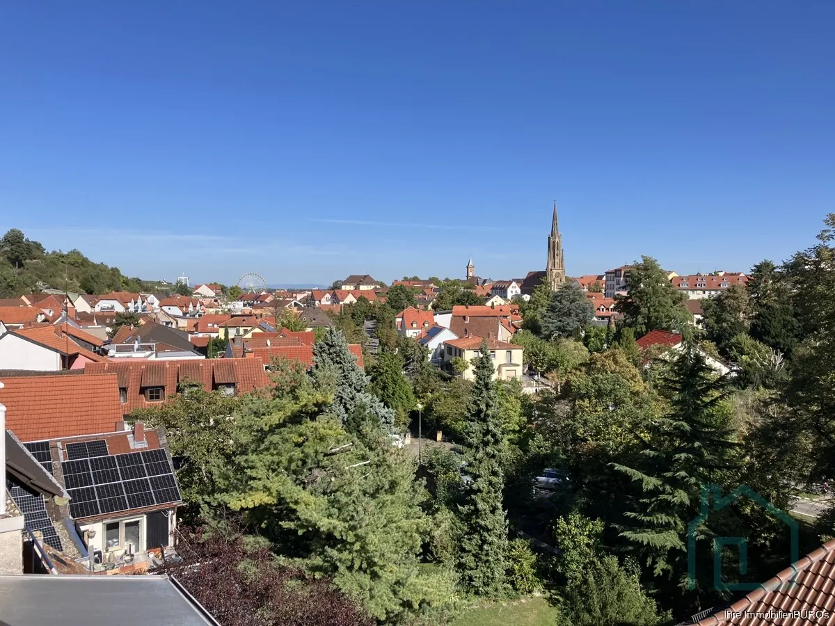 Blick über die Dächer von Bad Dürkheim